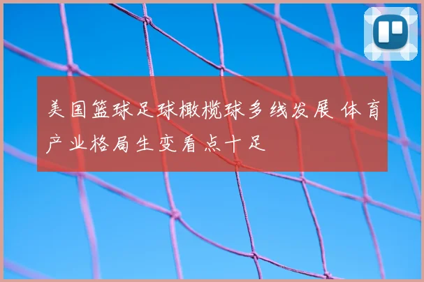美国篮球足球橄榄球多线发展 体育产业格局生变看点十足