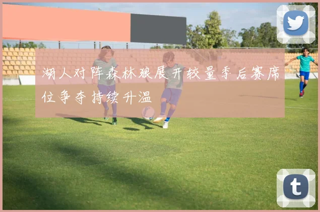 湖人对阵森林狼展开较量季后赛席位争夺持续升温